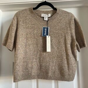 Rachel Zoe Beige Knit Top